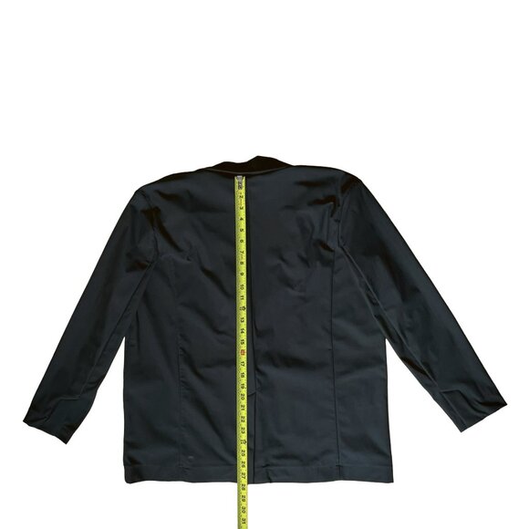 Zella Black Hooded Blazer Jacket XL — Athleisure Work to Weekend Layer - Picture 9 of 12